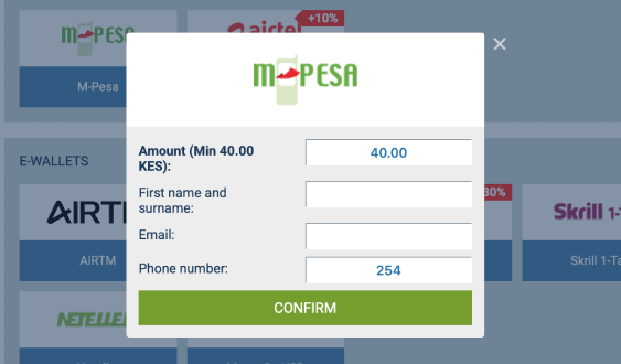 Make your first deposit